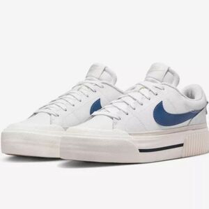 Nike Court Legacy Lift Sneakers- Diffused Blue